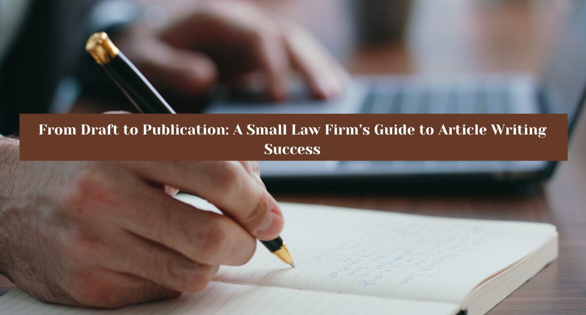 Article Writing and Publishing