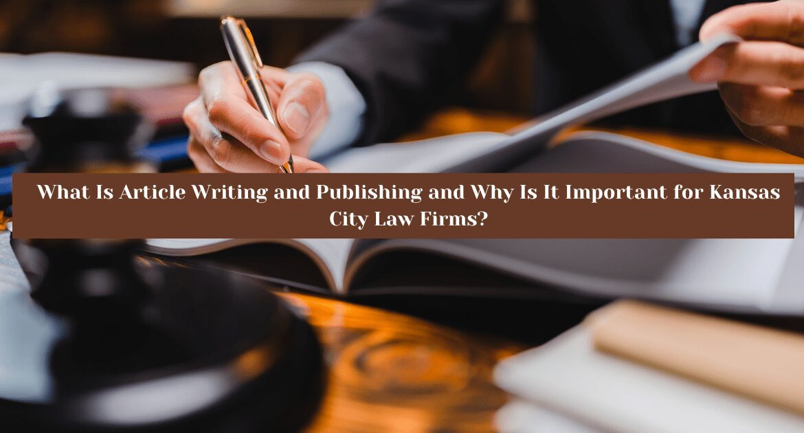 Article Writing and Publishing
